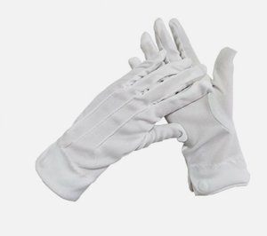 ถุงมือทางการสีขาวสำหรับผู้ชาย ชุดแต่งงาน ขบวนพาเหรด ซานต้า นักมายากล ที่ดีที่สุด - Product Image 2