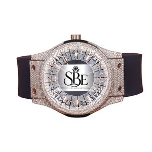 Reloj de Diamantes de Moissanita Cuadrado Estilo Hip Hop para Hombre, Estilo Empresarial Simple y Elegante, Resistente al Agua, Mejor Precio - Product Image 1