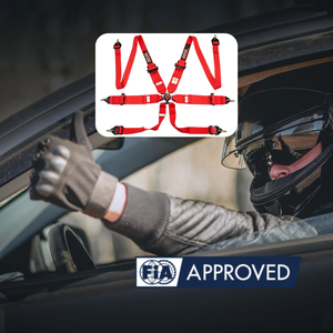 OEM ODM FIA 8853 2016 Motorsport Seat Belt 6 Point Racing Harness SPORT with Pull Up Lap Belt Custom Colors ISO 9001 Factory - Product Image 1