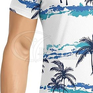 Polo à manches courtes respirant en microfibre 100 % polyester, séchage rapide, impression personnalisée par sublimation, faible MOQ, grandes tailles pour hommes - Product Image 6