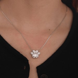 Pendentif élégant en moissanite, argent sterling 925, bijoux de créateur tendance, cadeau hip-hop étincelant pour femme - Product Image 3