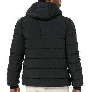 Wholesale Custom Warm Men's Duck Down <b>Jacket</b> Black Hooded Winter Puff Filled Down Puffer <b>Jackets</b> Bubble <b>Jacket</b> for Men's - Product Image 1