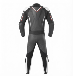 Combinaison de moto en cuir sur mesure de qualité supérieure MotoCP Racing 1 pièce, équipement de conduite avec bosse niveau 2 CE, fabriquée sur mesure - Product Image 2