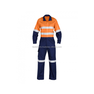 Overol de Seguridad Reflectante Fluorescente Naranja, Resistente al Fuego, Tejido Nomex IIIA TC Twill, Manga Corta, Transpirable - Product Image 6
