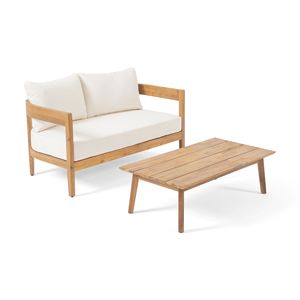 Brooklyn Loveseat and Coffee Table <b>Garden</b> <b>Set</b> - Product Image 2