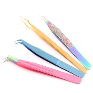 Minimise la fatigue des mains pour les longues sessions résistant à la corrosion rouille assure une durabilité à long terme nouvel ensemble de pinces à cils - Product Image 1