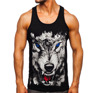 Camiseta sin mangas sublimada con logo para culturismo, camiseta sin mangas para hombre, camiseta de sublimación para hombre - Product Image 5