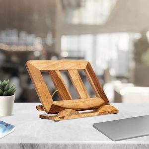 Support pour ordinateur portable en bois de qualité moyenne, support pour ordinateur portable de bonne qualité, organisateur pour ordinateur portable en bois à prix avantageux - Product Image 2