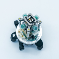 Niveau laser vert industriel 5 lignes 1 point rotatif à 360° avec batterie lithium-ion, niveau croisé, précision 1 mm, autonomie 8h