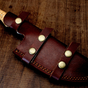 Couteau de chasse robuste en acier inoxydable à lame fixe, outil de survie pour le camping en plein air, équipement de chasse durable, fabrication sur mesure - Product Image 6