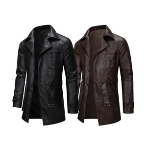 Abrigo de Cuero Ligero de Alta Calidad para Hombre, Fabricado Profesionalmente, Última Colección - Product Image 4