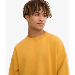 Men's Winter New Yellow Sweatshirt Pullover Oversized Heavyweight <b>Thick</b> <b>Fleece</b> Warm Canada Streetwear Clothing Sweatshirt - Product Image 5