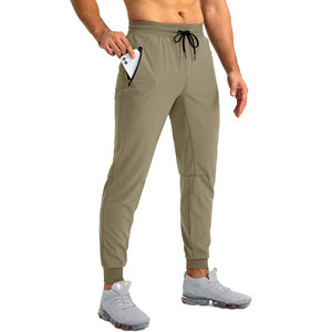 Wholesale New Solid Color Casual Sweatpants Men's <b>Trousers</b> Fashion <b>Elastic</b> <b>Waist</b> & Drawstring Full Length Loose Fit Men's Pants - Product Image 2