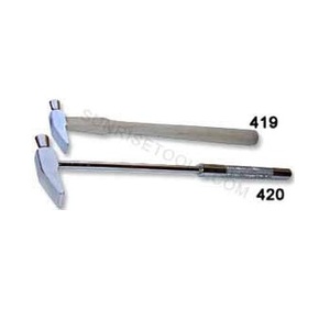 Martillo de punta cruzada con mango de acero, herramientas para joyería - Product Image 3