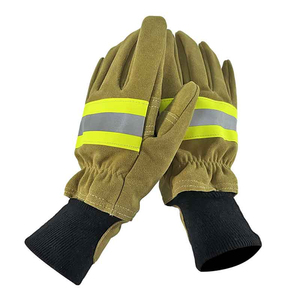 Guantes de Bombero, Guantes de Protección para las Manos, Guantes de Bombero de Cuero de Nueva Llegada, los Mejores Guantes de Seguridad para la Industria - Product Image 2