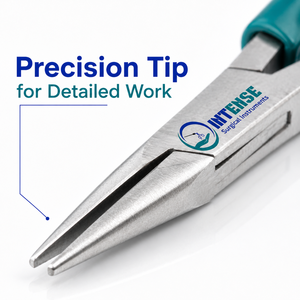 Professional <b>Long</b> <b>Nose</b> Jewelry Pliers Precision Smooth Jaw Wire Bending Beading Tool - Product Image 2