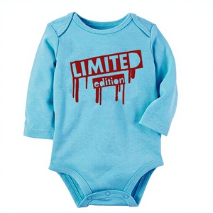 Fabricant OEM Tirupur 100% Barboteuse pour bébé en coton biologique Combinaison de vêtements personnalisés pour nouveau-nés Barboteuse teintée en 100% naturel - Product Image 1