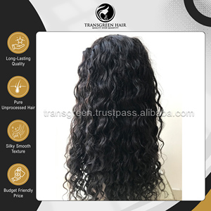 Huge Selling Raw Unprocessed Natural Look Virgin Temple Hair Grade U Part Natural Curly <b>Wigs</b> - Human Hair Extensions from India - Product Image 6