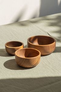 Bols en bois écologiques légers au design luxueux, les plus vendus – Lavables au lave-vaisselle, faits à la main, cadeau de mariage pour le camping - Product Image 6