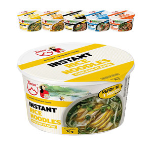 Nouilles de riz instantanées séchées, saveur poulet, qualité non-OGM, approvisionnement direct d'usine, HALAL/ISO/HACCP & ISO - Product Image 1