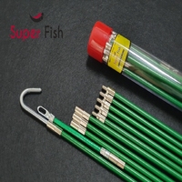 Super Fish Tape en PET, haute élasticité, résistance à la traction, sécurité, longueur 5-200m, accessoires de câblage gainés de plastique