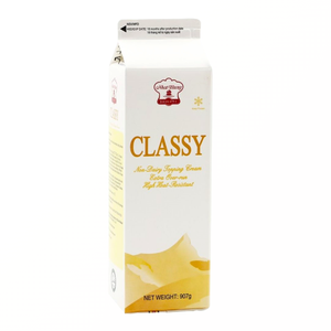 Crema No Láctea Halal Deliciosa y Dulce al por Mayor de Alta Calidad para Panadería OEM/ODM, Crema No Láctea Classy Whip para Decoración 907G ¡Oferta Caliente! - Product Image 1