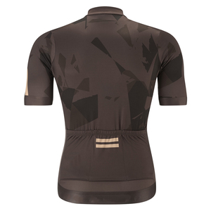 Maillot de cyclisme personnalisé pour homme, manches courtes, coupe ajustée, extensible, en spandex/polyester, maille fonctionnelle, fabricant de vêtements de sport OEM - Product Image 3