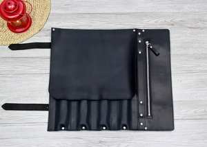 Bolsa de Cuero Personalizada para Cuchillos de Chef, Resistente a Olores, de Alta Resistencia, Cómoda y Duradera, para Transportar Herramientas de Cocina - Product Image 2