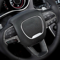 Kit de garniture de volant sport de luxe résistant à l'usure en fibre de carbone, spécial Blackstone HS-128 Challenger, pour l'intérieur de la voiture