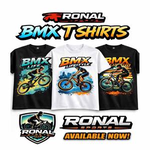 T-shirts BMX unisexes d'hiver 2026 de qualité supérieure, grandes tailles, avec motifs personnalisés de haute qualité et caractéristiques respirantes à séchage rapide - Product Image 1