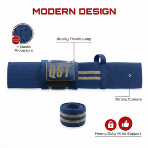 สายรัดข้อมือปรับได้สำหรับยกน้ำหนัก ออกกำลังกาย ป้องกันข้อมือ รับบริการ OEM/ODM - Product Image 4