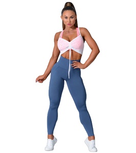 Fitness usa legging deportivo para mujeres legging de entrenamiento de gimnasio estirable legging mujeres leggings de levantamiento de glúteos en precio al por mayor - Product Image 1