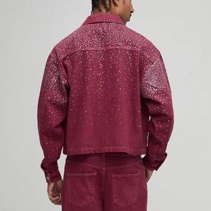 Denim Cotton Fabric <b>Jackets</b> Manufacturer Mens Jean Denim <b>Jacket</b> Denim coat for men Bomber Jeans <b>Jacket</b> - Product Image 2