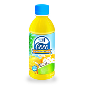 Botella VINUT PET de 300ml, agua de coco con sabor a kiwi, bebida refrescante Natural sin azúcar, OEM Etiqueta Privada, Exportación de Vietnam - Product Image 3