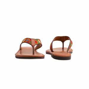 Sandalias de tacón casual mostaza CL1914 Chappal - Product Image 2