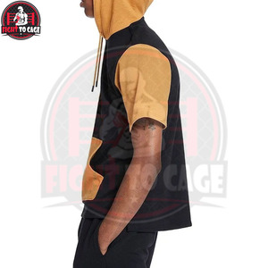 Sweat à capuche surdimensionné pour homme, logo personnalisé, manches régulières, écologique, respirant, streetwear d'automne, polyester/coton de haute qualité - Product Image 3