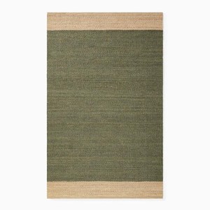 Tapis en jute fait main, naturel, Inde, sur mesure, adulte, bohème, moderne, pour chambre d'hôtel, lavable, jacquard, 3500 g/m², 14 mm - Product Image 5
