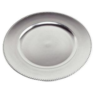 Assiettes de présentation de haute qualité, finition argentée, style moderne, pour restaurants, fêtes et décoration de table. - Product Image 5