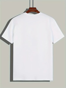 Camiseta Casual de Verano para Hombre, Corte Regular, Manga Corta, Ecológica, Transpirable, 100% Algodón/Poliéster, Servicio OEM, Diseño ODM - Product Image 3