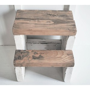 Acacia Wood Rustic <b>Step</b> <b>Stool</b> Distressed Vintage | Wholesale Handcrafted - Product Image 3