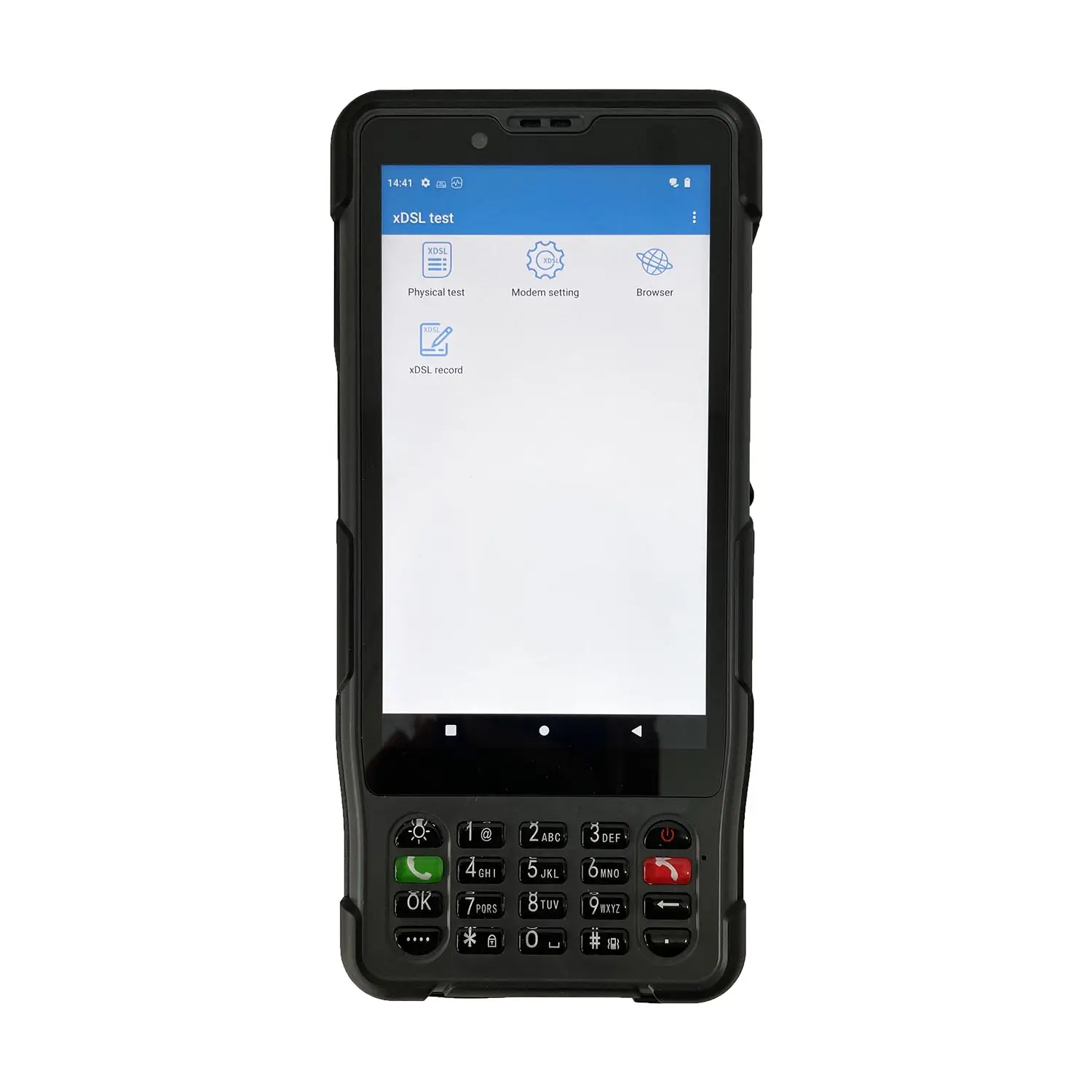 S337 V7 Telecom Test PDA con Android 12 xDSL/fibra ottica test velocità wifi6