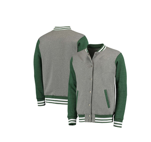 Custom High Quality Wool Body Varsity Style <b>Winter</b> Baseball Stand Canvas Sleeves Geometric Cartoon <b>Waterproof</b> Reversible <b>Jacket</b> - Product Image 3