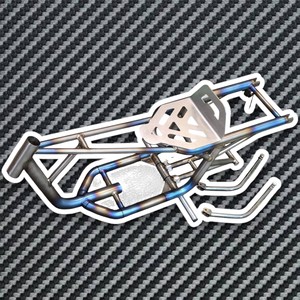 Taiwan Manufactured Titanium Motorcycle Frame for Custom Racing Builds - Product Image 1