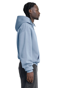 Sweat à capuche oversize moderne pour homme, design pull tendance, capuche à cordon de serrage, poche kangourou, bordure côtelée, coupe décontractée, élégant pour superposition - Product Image 2