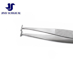 Pinces de fixation vertes de haute précision 3 7/8 pouces avec mâchoires de préhension larges à dents de 10,0 mm et poignée ergonomique plate, outil chirurgical - Product Image 6