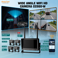 Caméra de voiture Alwaycare IMX307E avec capteur grand angle 170°, vision nocturne IP68, 1080P AHD WiFi, coque métallique, garantie 2 ans, 128G