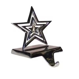 Handmade Christmas <b>Stocking</b> <b>Holder</b> Metal Craft for Holiday Home and Event Decoration. - Product Image 1