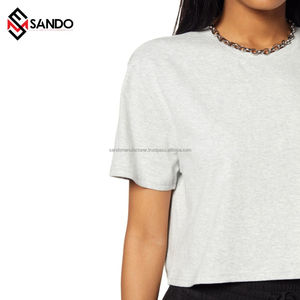Camiseta de manga corta con logotipo personalizado para mujer, ropa de verano ecológica, camiseta antibolitas a la venta - Product Image 1