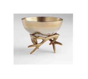 Durable and Factory Manufactured Bowls <b>Tabletop</b> Decor Metal Bowls With <b>Tree</b> Branches Stand Housewarming Kitchenware - Product Image 3