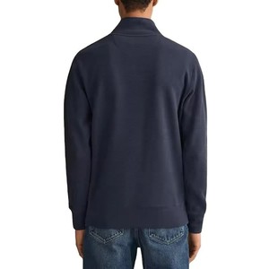 Sweat-shirt à col zippé personnalisé pour homme, en molleton 100% coton épais, fabrication OEM, marque privée, fabricant de streetwear - Product Image 2